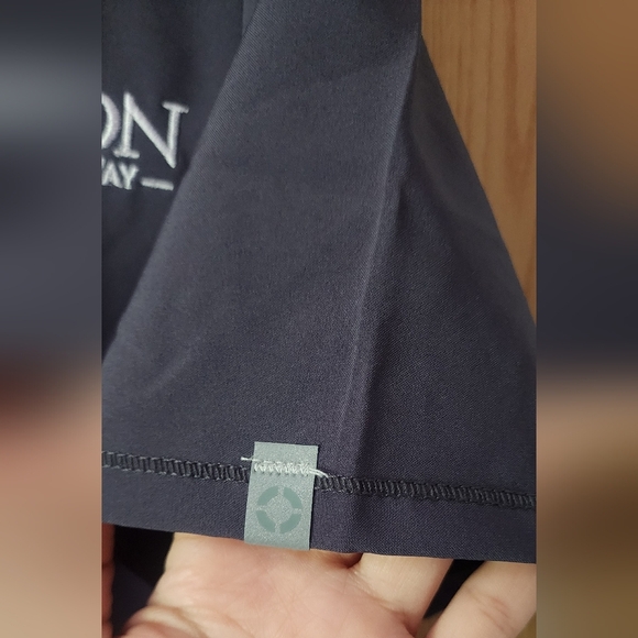 Cherokee Gray Fitted Wrap Short Sleeve Tee - Picture 3 of 5